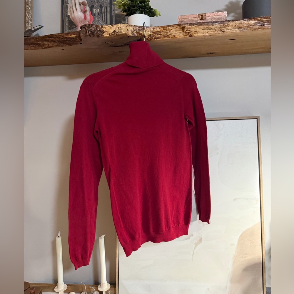 NWT Madison & Lola Classic Red Turtleneck Sweater